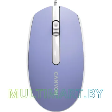 Мышь Canyon M-10 (сиреневый/белый)